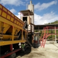YHZS-50 Small Mobile Concrete Batching Plant for sale