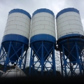 Package cement silo for batching plants