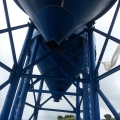 Package cement silo for batching plants