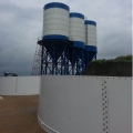Package cement silo for batching plants