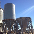 Bulk cement /fly ash storage silo