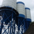 Package cement silo for batching plants