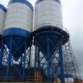 Package cement silo for batching plants