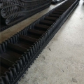 45 degree angle cleat sidewall groovy conveyor belts for aggregate feeding