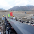 Stone crusher multi-layers gravel rubber conveyor belts