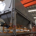 Container type transportable cement silos for batching plants