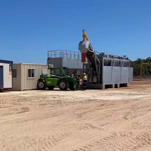 mobile dry mix batch plant