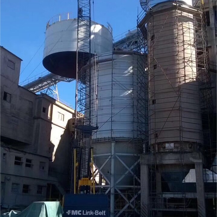 1600T bolted silo finish installation in Argentina